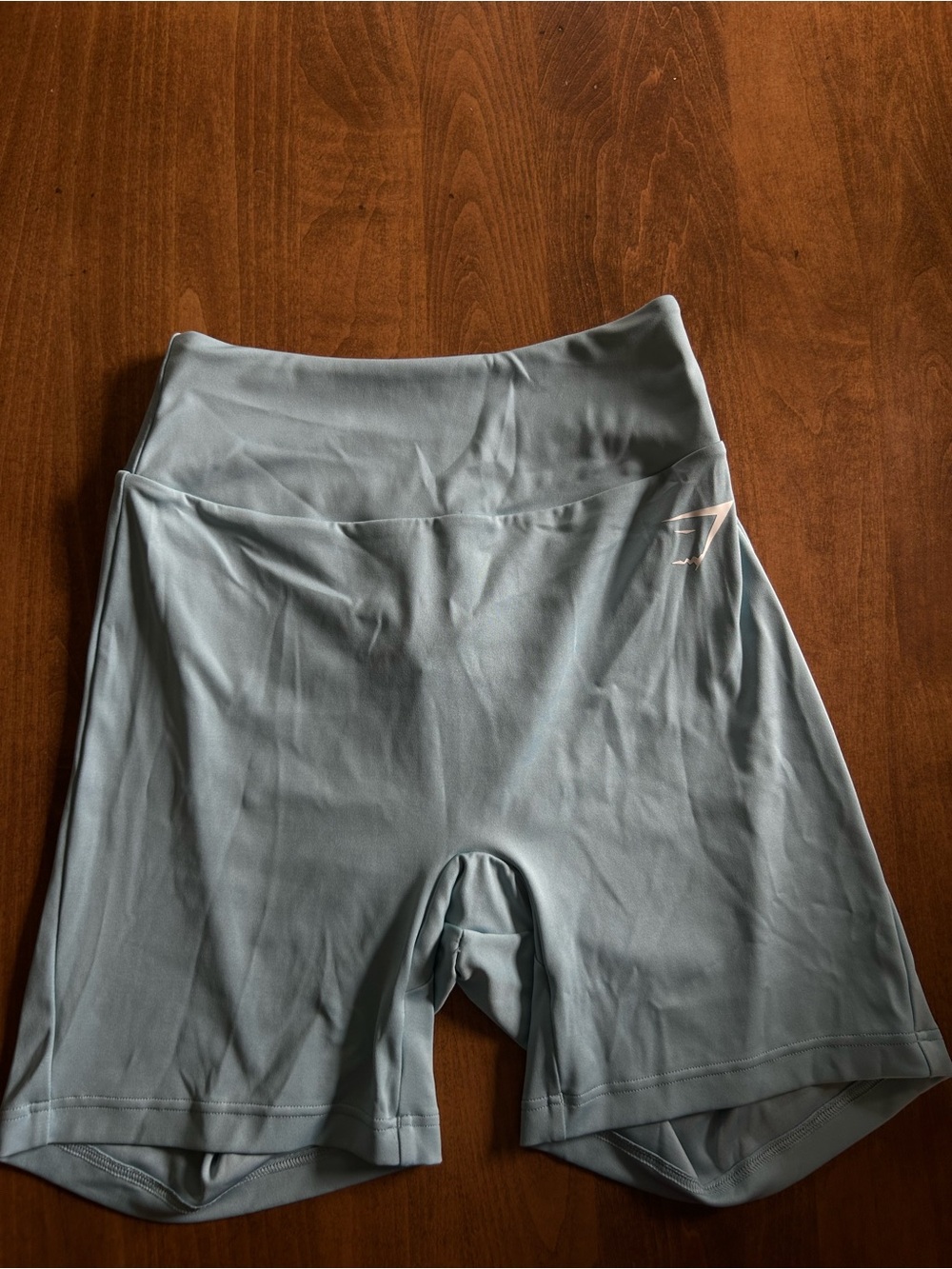 Gymshark High-Rise Pale Blue Women's Bike Shorts